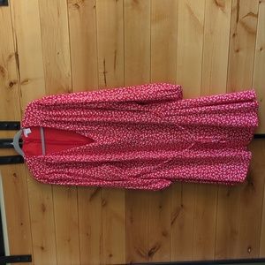 Glamorous Curve Red/White floral dress, UK24 (4x?)